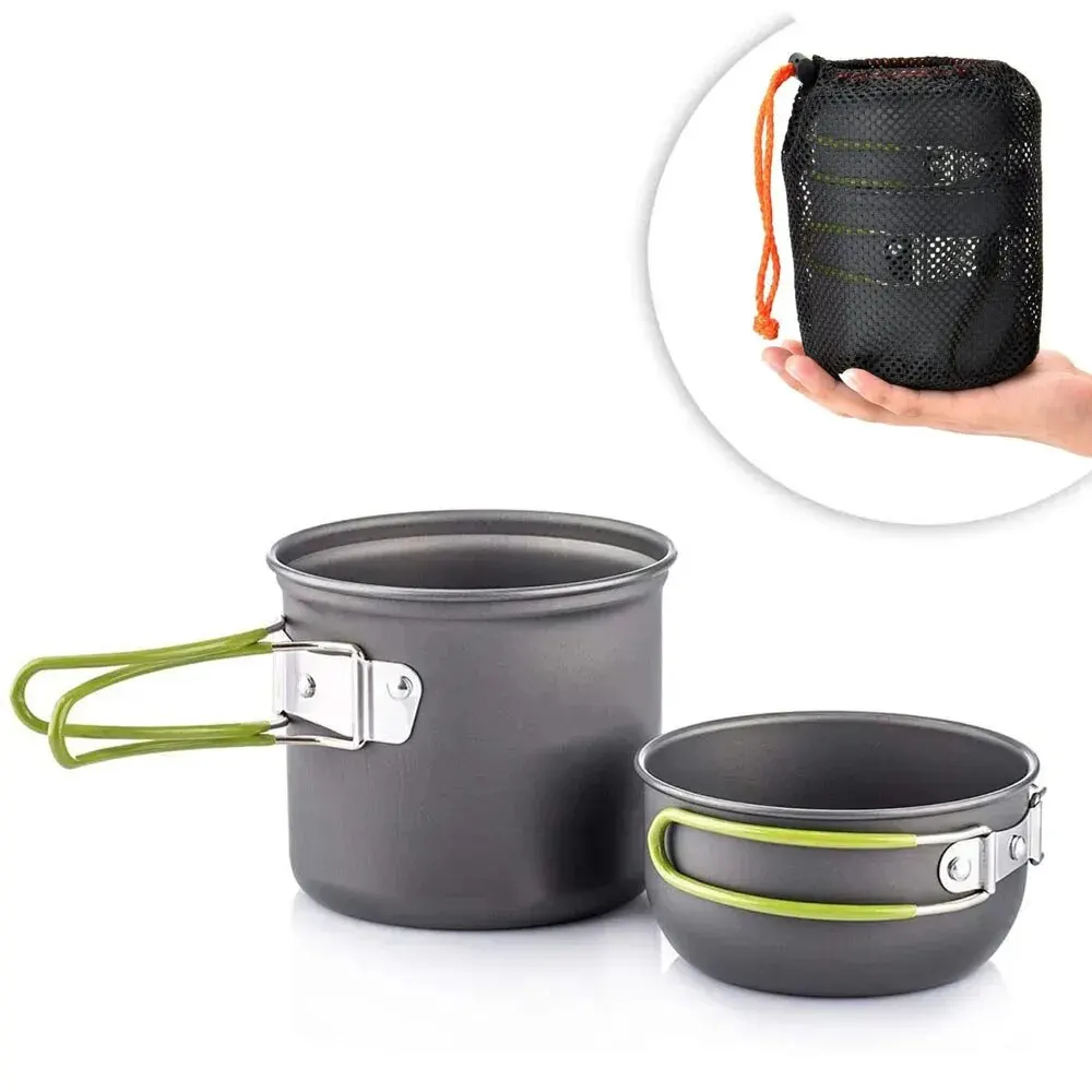 Camping Cooking Hardware - Ultralight Camping Pot Set: Camping Cookware