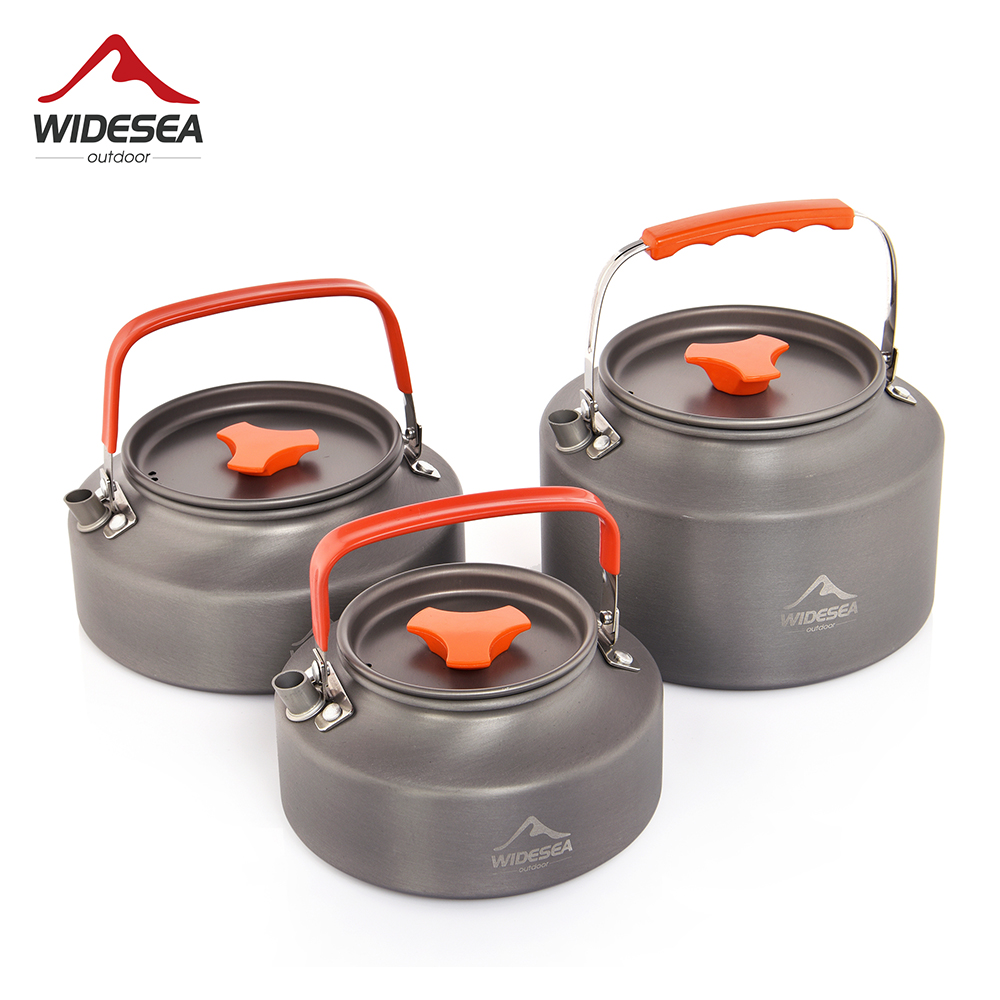 Camping Cooking Set Compact - Widesea 1.1L 2L1.5L Camping Water Kettle