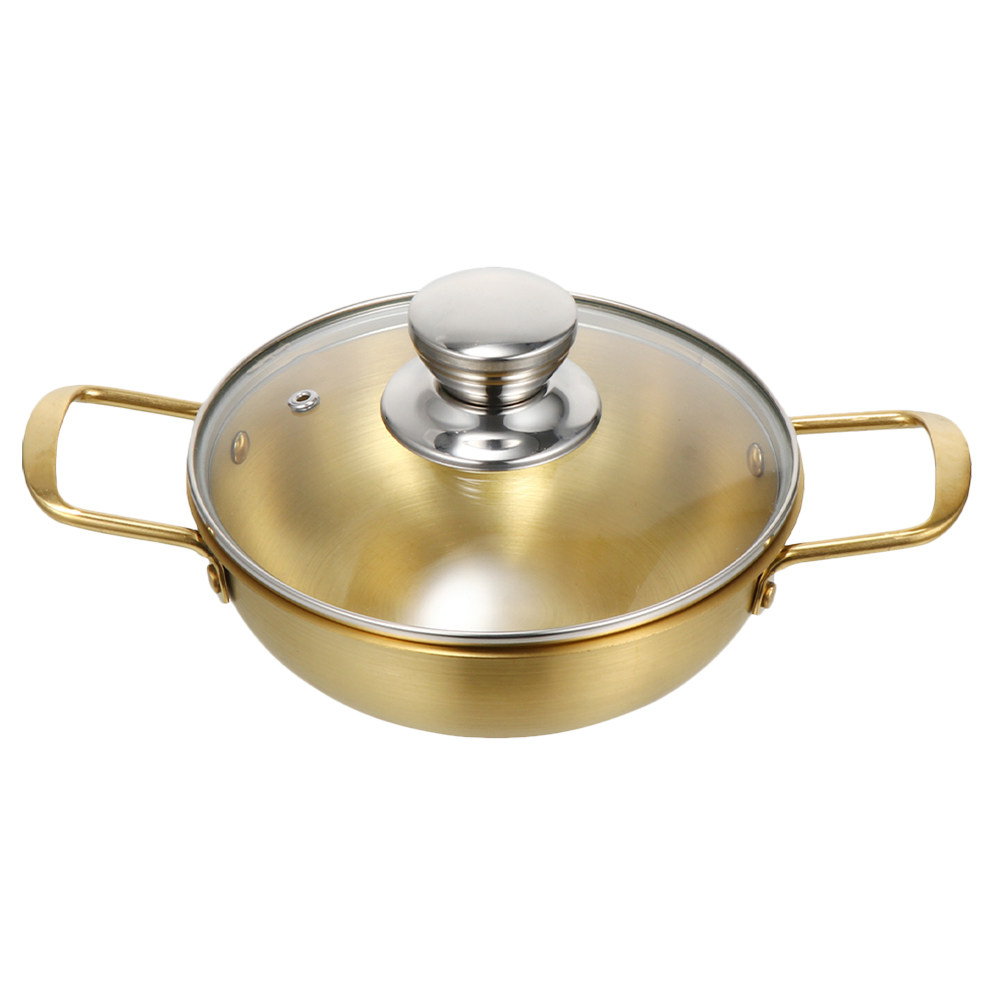 Camping Cooking Noodles - Stainless Steel Ramen Pot with Glass