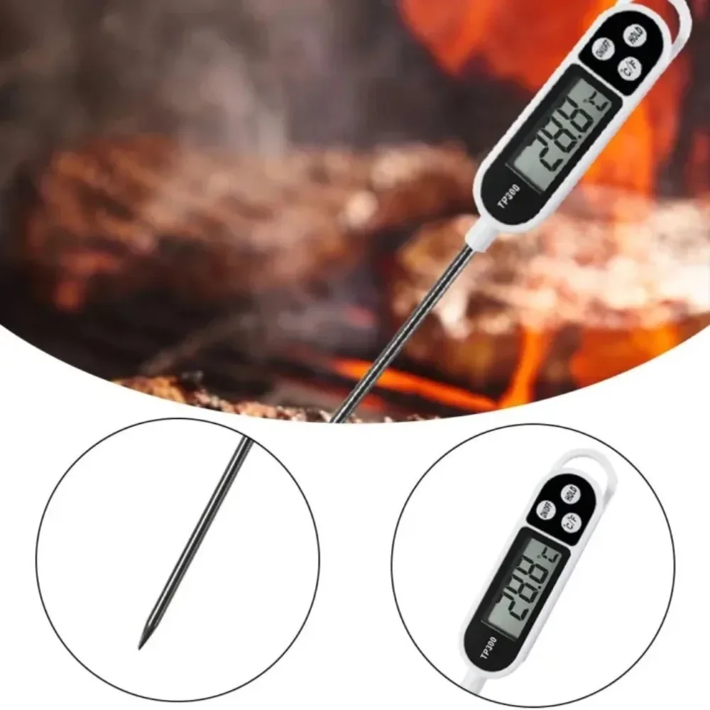 Meat Thermometer Camp - Portable TP300 Electronic Meat Thermometer Stainless