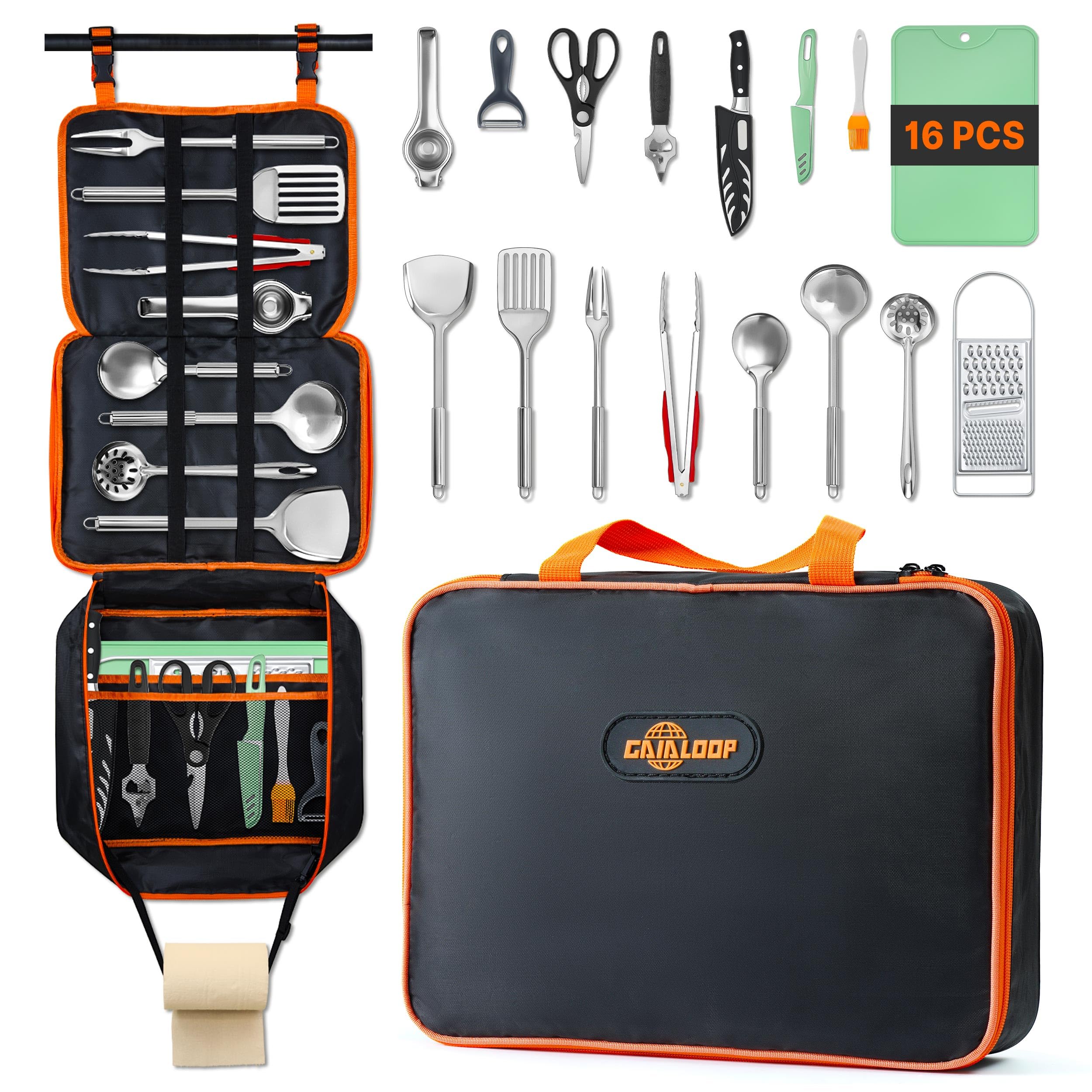 Camping Cooking Kitchen - Camping Cooking Utensils Set Camp Kitchen