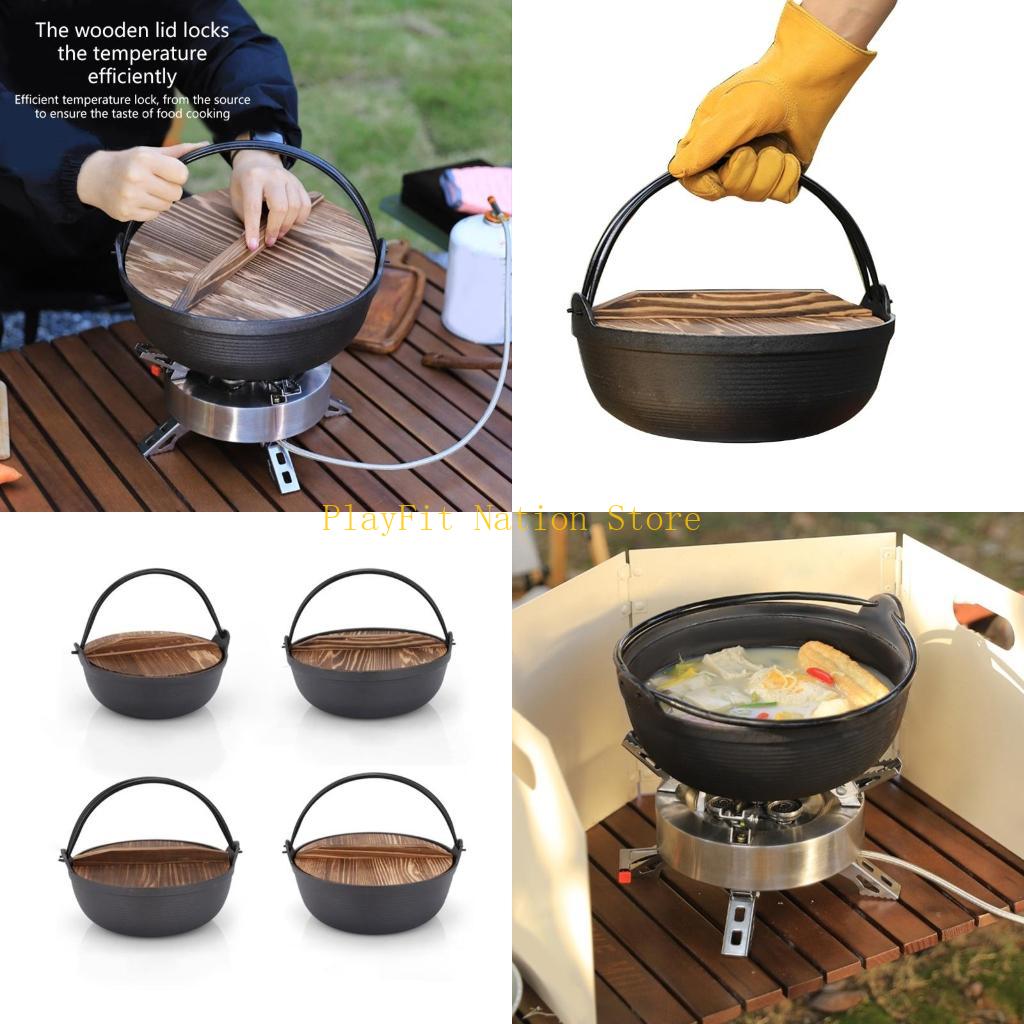 Camping Cooking Cast Iron - 242F Cast Iron Dutch Pots With