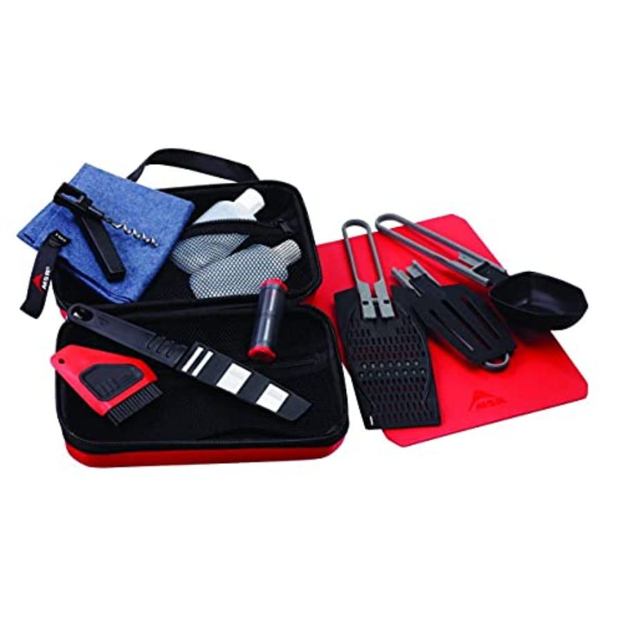 Camping Cooking Set Compact - MSR Alpine Deluxe Kitchen Set Red