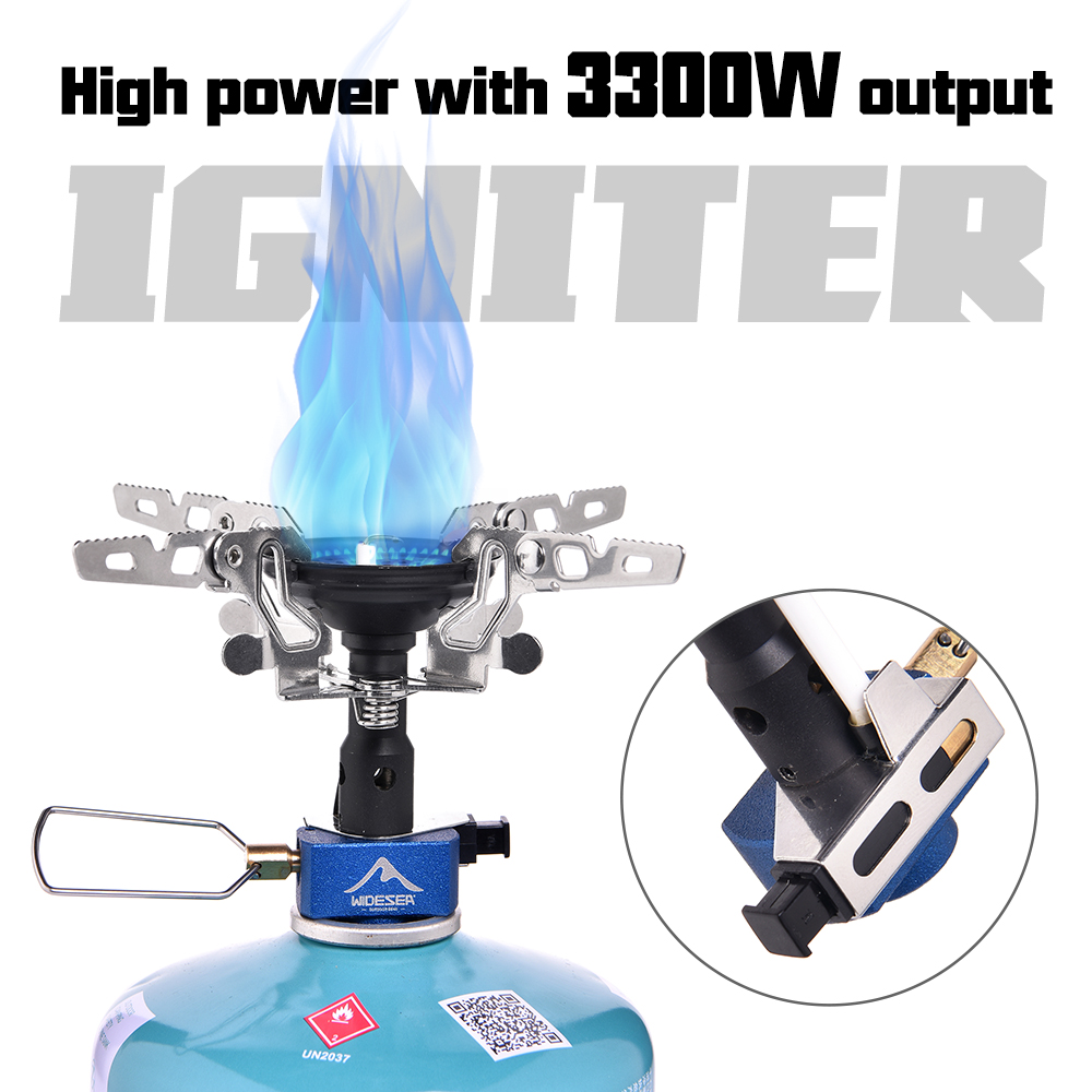 Camping Cooking Set Compact - Outdoor Camping Gas Burner Outdoor Stove