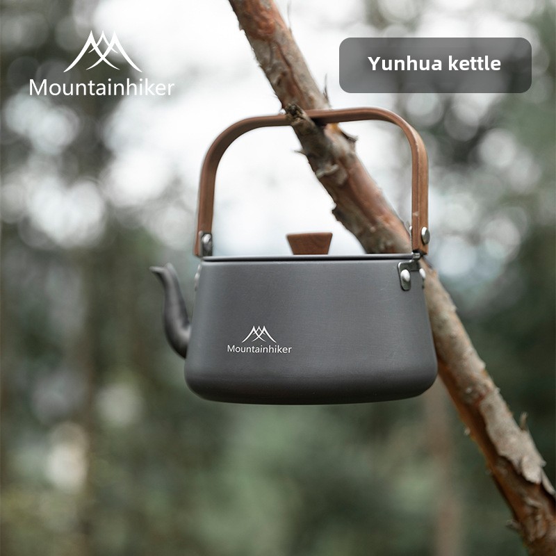 Camping Cooking Lightweight - MOUNTAINHIKER 1.1L Lightweight Portable Aluminum Alloy