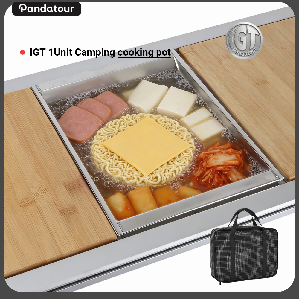 Camping Cooking Kitchen - Pandatour Camping IGT Unit Oden Pot