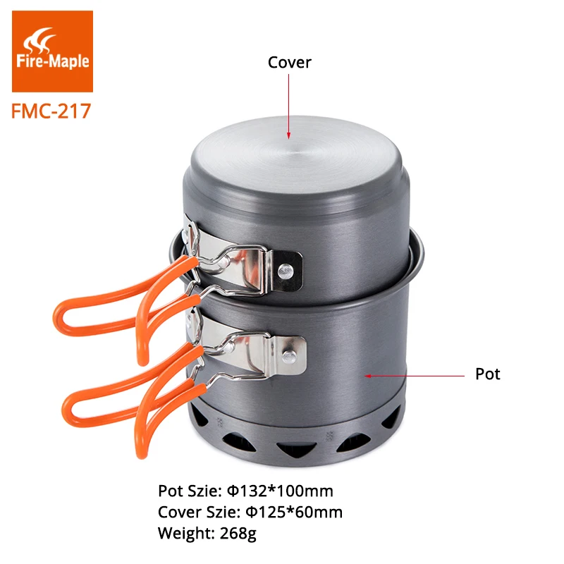 Fire Maple Camping Cookware Se - Camping Cooking Set Compact 评论和价格