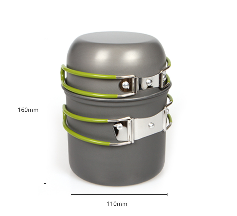 Ultralight Camping Pot Set: Ca - Camping Cooking Hardware 评论和价格
