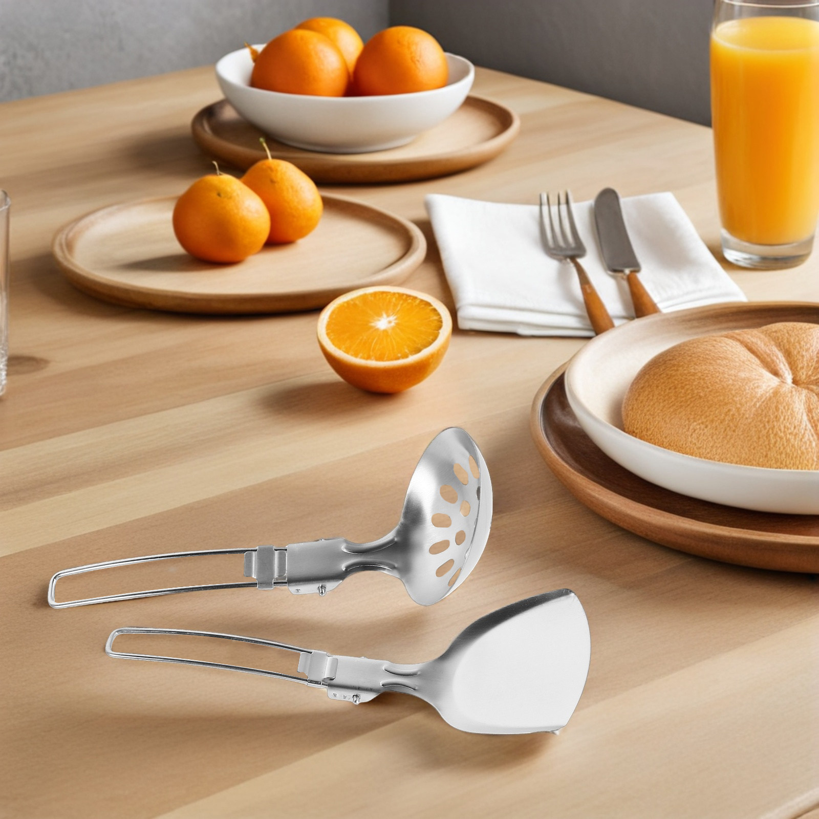 3Pcs Portable Travel Utensils  - Camping Cooking Dining Set 评论和价格