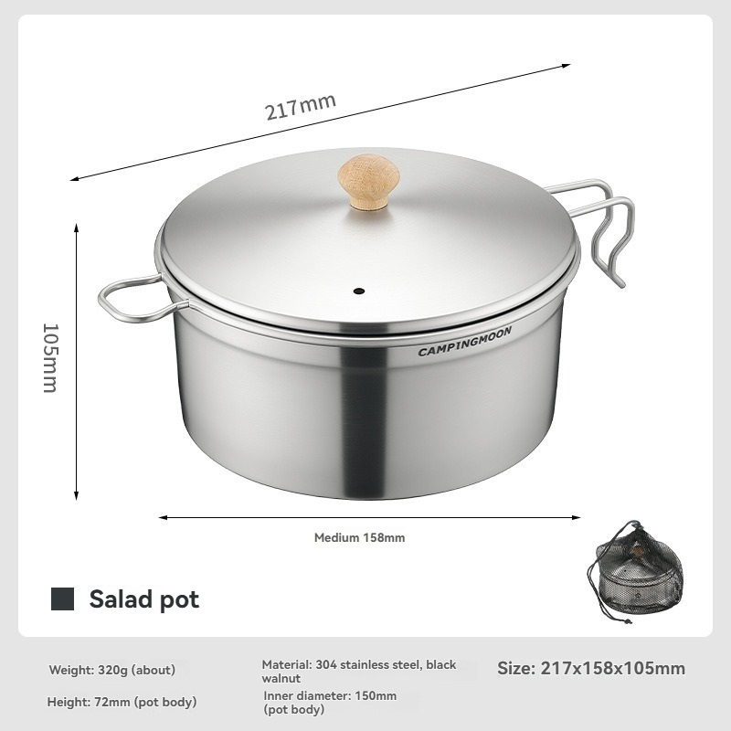 CAMPINGMOON S371 Shera Pot for - Camping Cooking Noodles 评论和价格