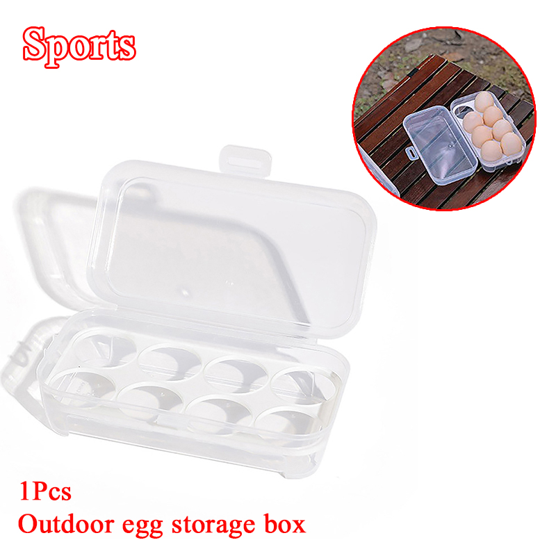3/4/8 Grids Egg Holder Contain - Camping Cooking Box 评论和价格