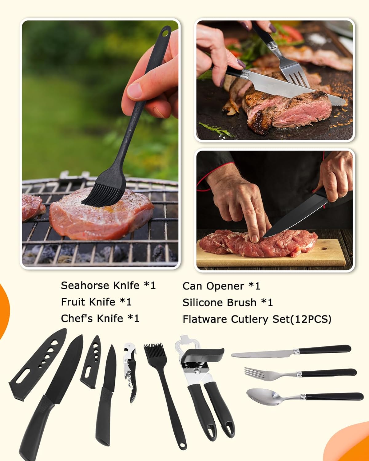45-Piece Camping Cookware Set  - Camping Cooking Kitchen 评论和价格