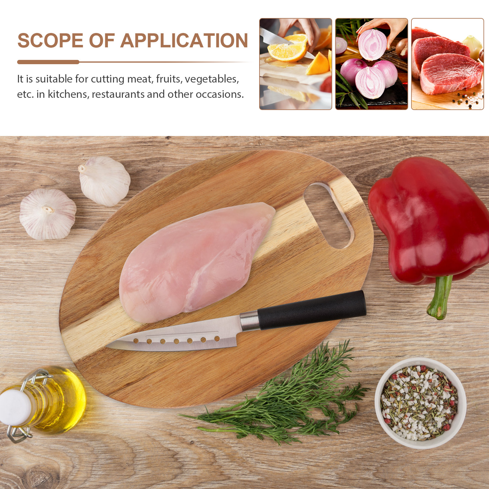 Small Wood Cutting Board for K - Camp Cutting Board 评论和价格