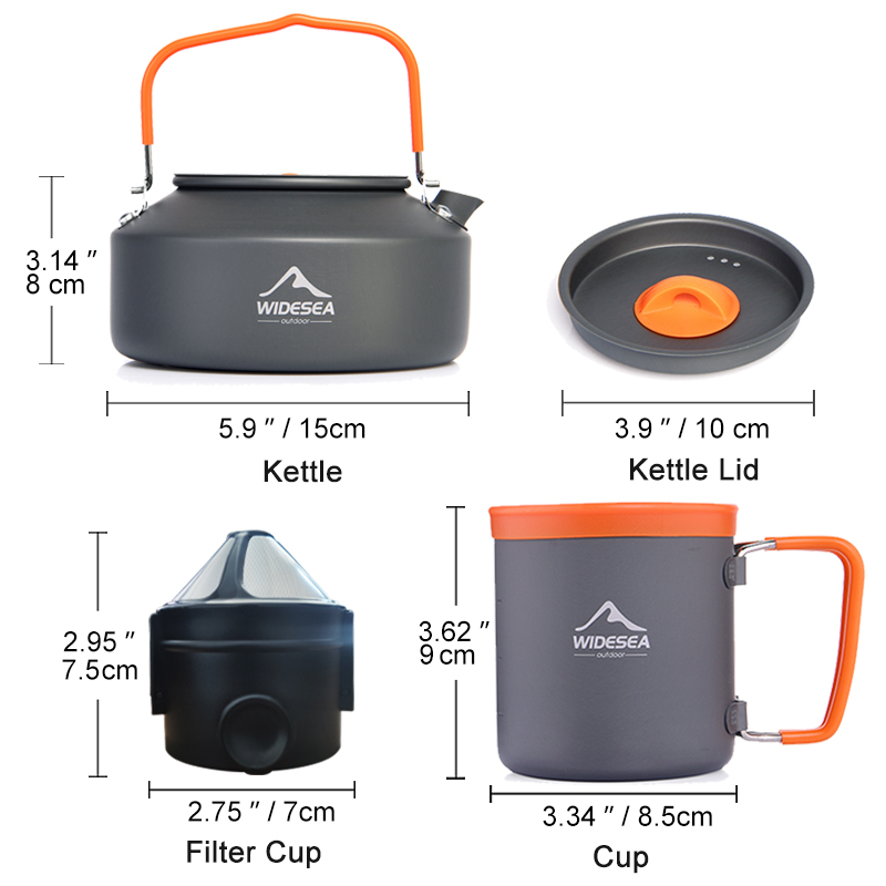 Widesea Camping Coffee Cookwar - Camping Cooking Box 评论和价格
