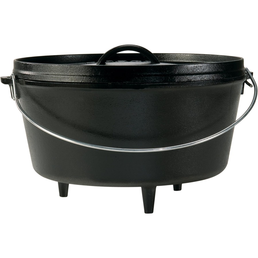 8 Quart Pre-Seasoned Cast Iron - Camping Cooking Cast Iron 评论和价格