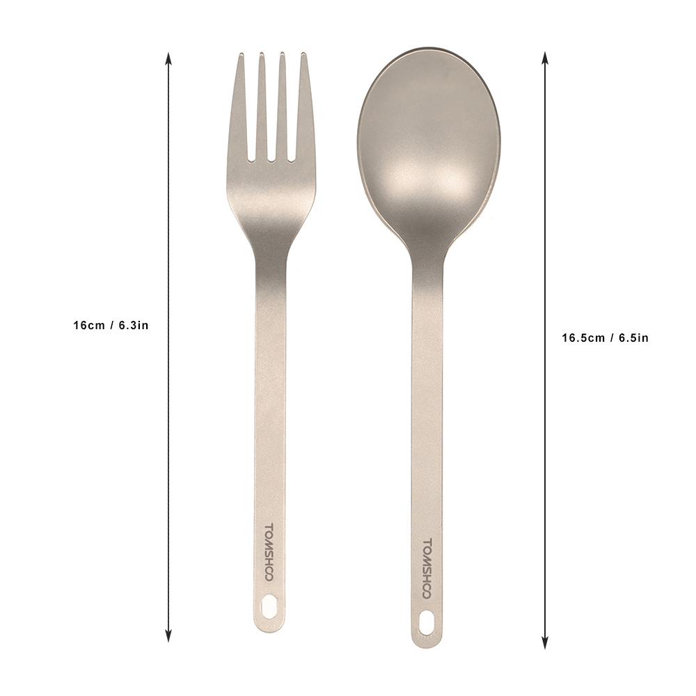 TOMSHOO Titanium Tableware Din - Camping Cooking Hardware 评论和价格