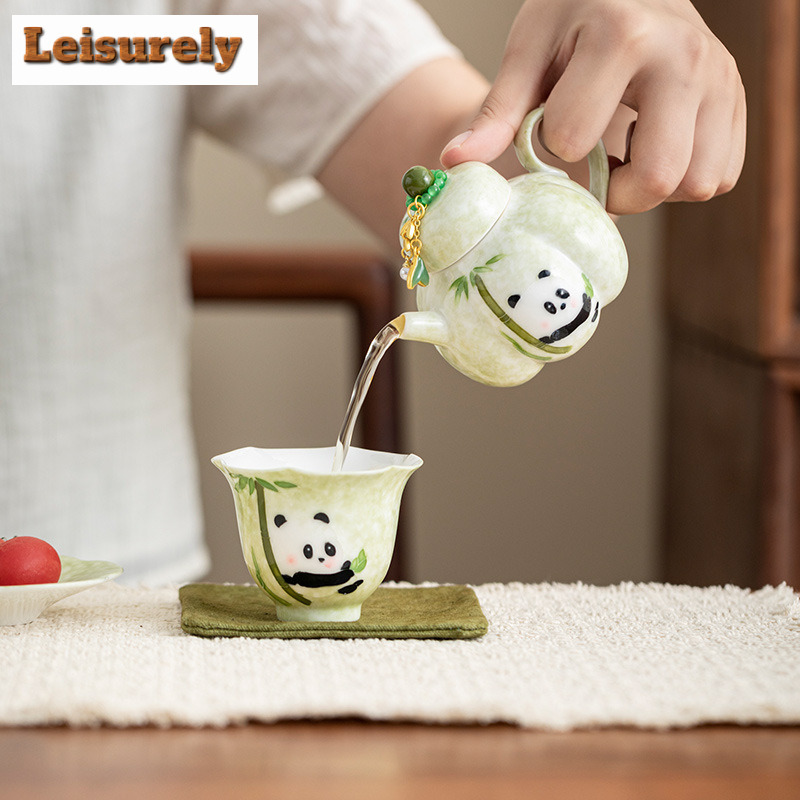 Hand-painted Panda Travel Tea  - Camping Cooking Bag 评论和价格