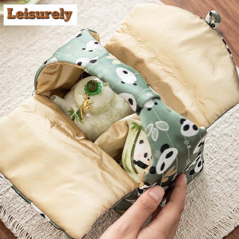 Hand-painted Panda Travel Tea  - Camping Cooking Bag 评论和价格