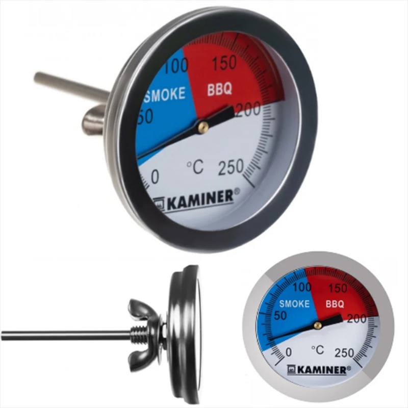 Stainless Steel BBQ Grill Ther - Meat Thermometer Camp 评论和价格