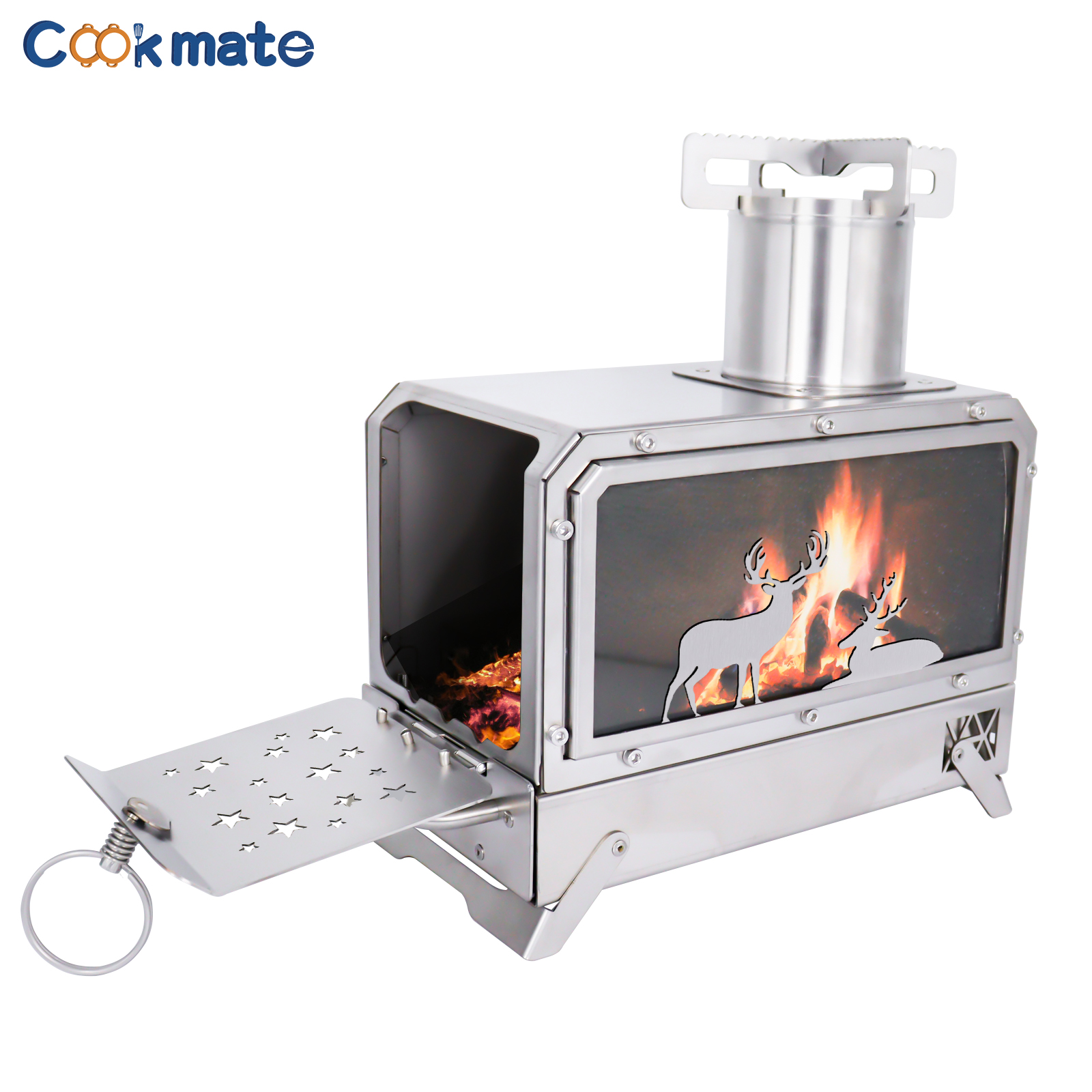 Stainless steel folding firewo - Cooking Outdoor Camping 评论和价格