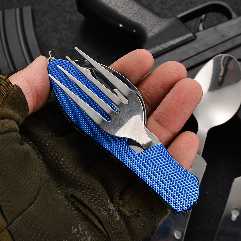 4 in1 Foldable Camping Utensil - Camping Cooking Set Compact 评论和价格