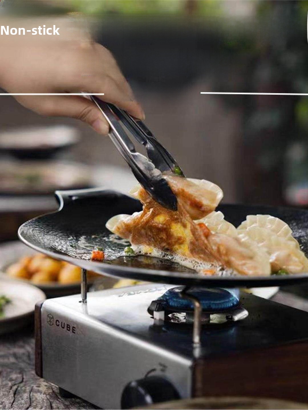 Outdoor Cast Iron Charcoal Gri - Camping Cooking Cast Iron 评论和价格