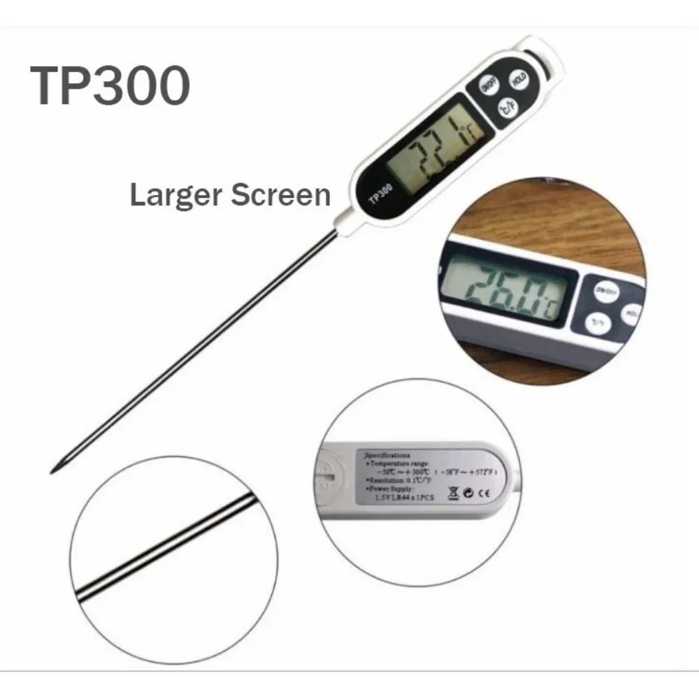 Portable TP300 Electronic Meat - Meat Thermometer Camp 评论和价格