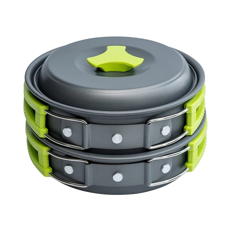 Portable Durable Camping Cookw - Camping Cooking Set Compact 评论和价格