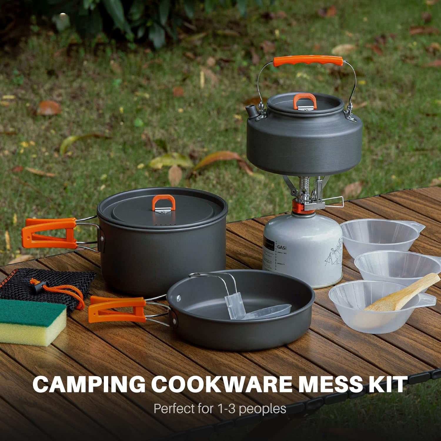 Camping cookware Camping pot a - Camping Cooking Pots And Pans Set 评论和价格
