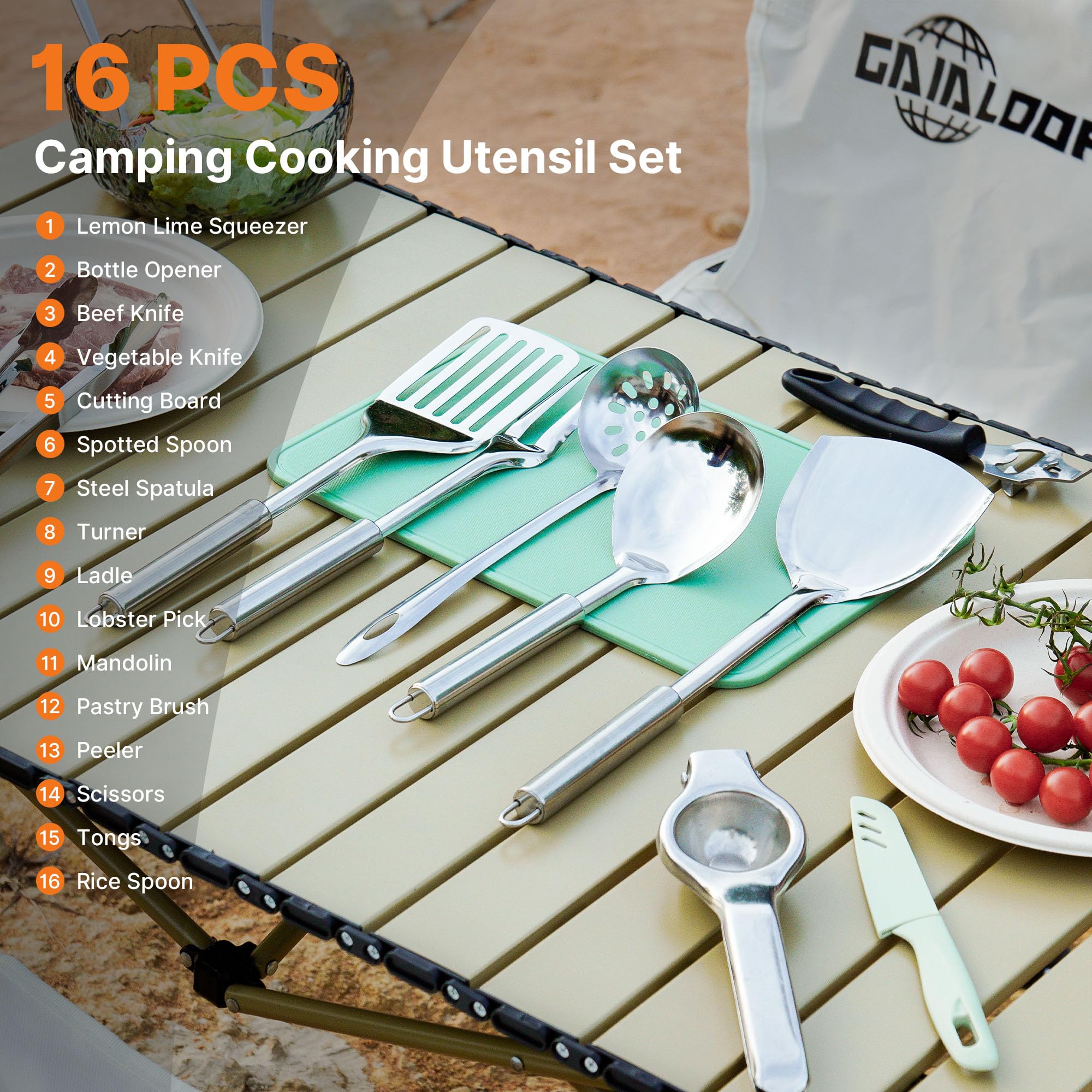 Camping Cooking Utensils Set C - Camping Cooking Kitchen 评论和价格
