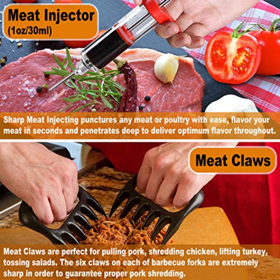 28Pcs Grilling Accessories in  - Meat Thermometer Camp 评论和价格