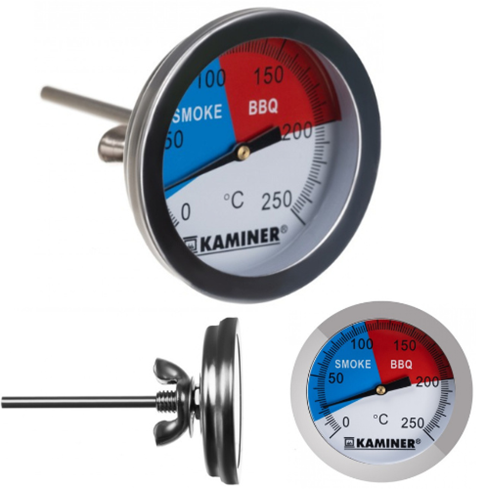 Stainless Steel BBQ Grill Ther - Meat Thermometer Camp 评论和价格