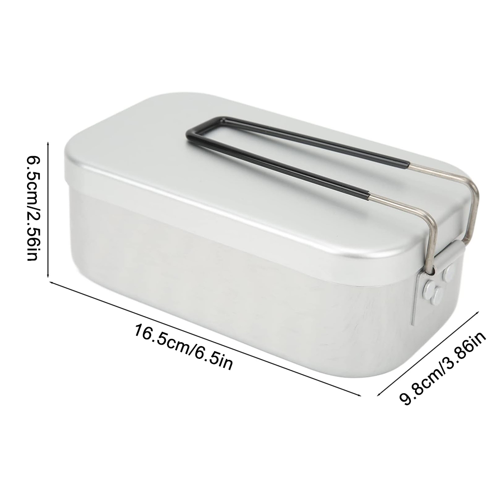 800ML Aluminum Lunch Boxes Out - Camping Cooking Hardware 评论和价格