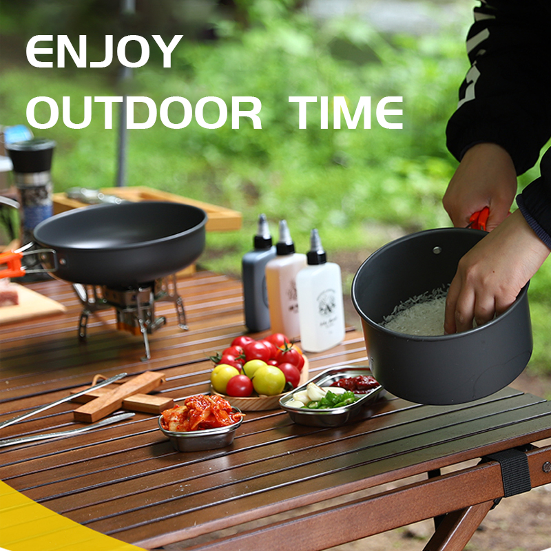 Camping Cooking Set, Outdoor K - Camping Cooking Set Compact 评论和价格
