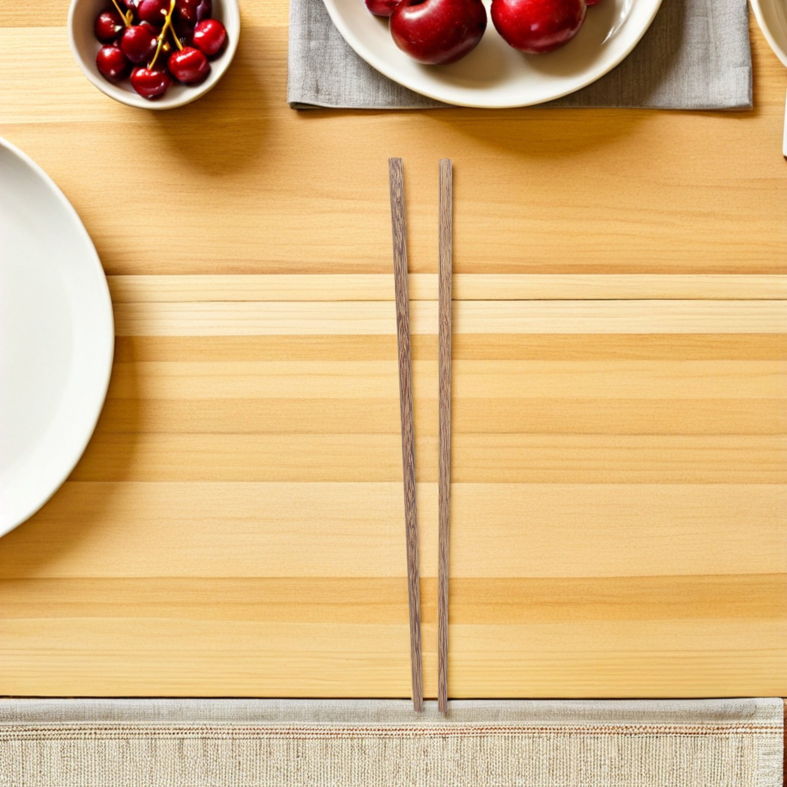 20pcs Solid Wood Long Chopstic - Camping Cooking Noodles 评论和价格