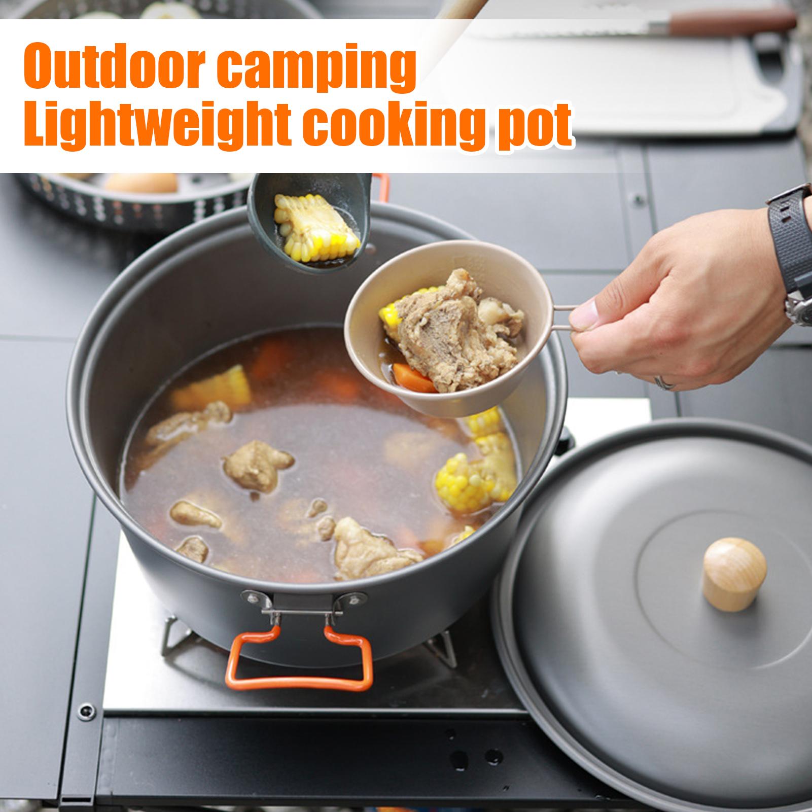 7.5L Portable Camping Steamer  - Camping Cooking Pots And Pans Set 评论和价格