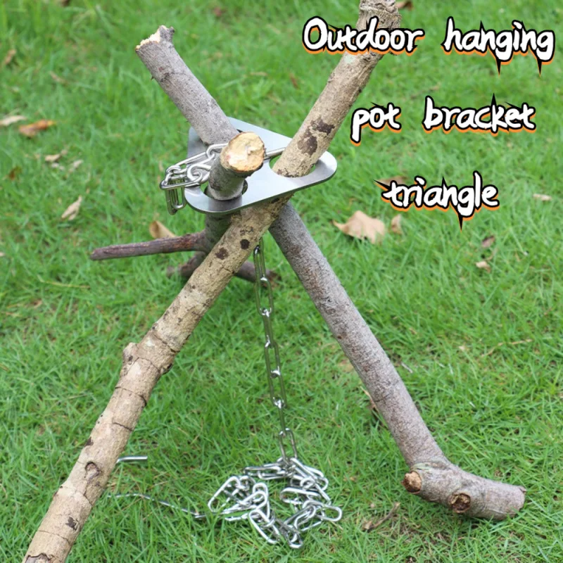 1pc Camping Hanging Tripod W/  - Camping Cooking Bag 评论和价格