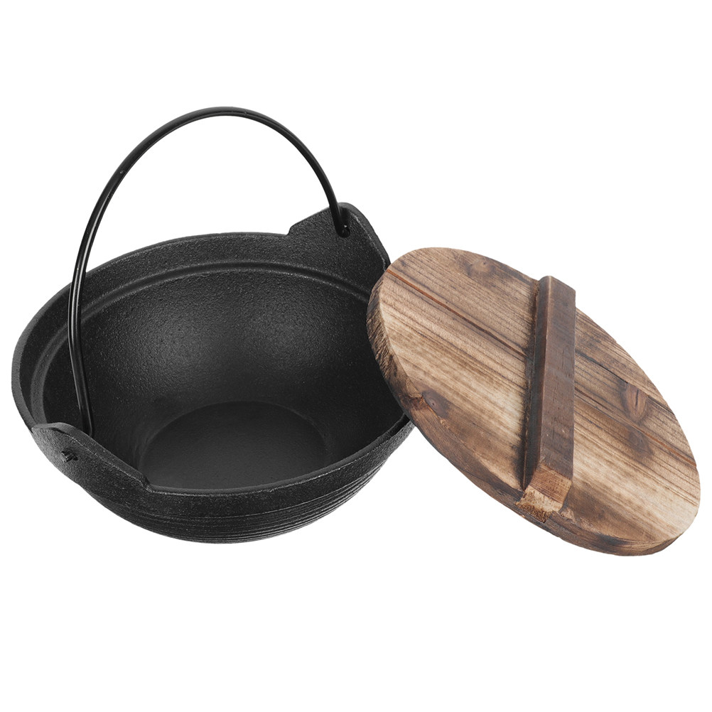 Japanese Style Cast Iron Stewi - Camping Cooking Cast Iron 评论和价格