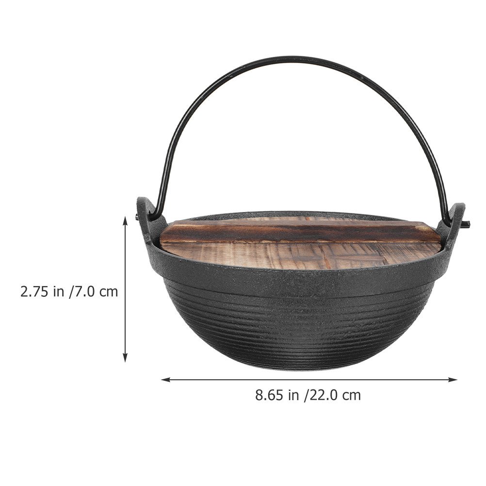 Japanese Style Cast Iron Stewi - Camping Cooking Cast Iron 评论和价格