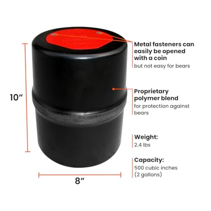 Bear-Resistant Food Canister I - Bear Canister Food 评论和价格