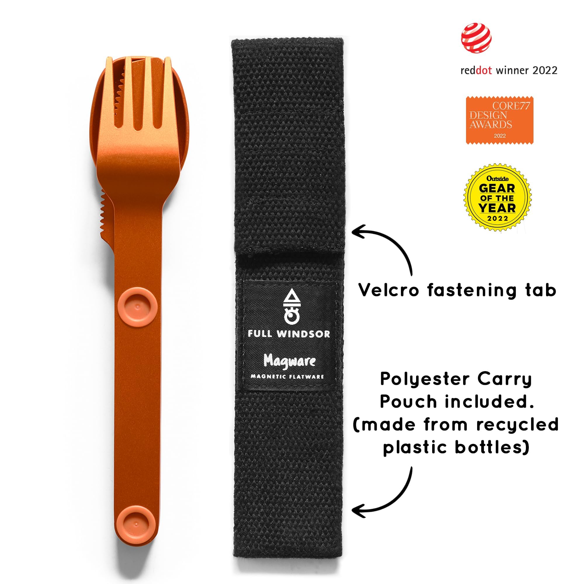 Magnetic Camping Cutlery Set - - Camping Cooking Dining Set 评论和价格