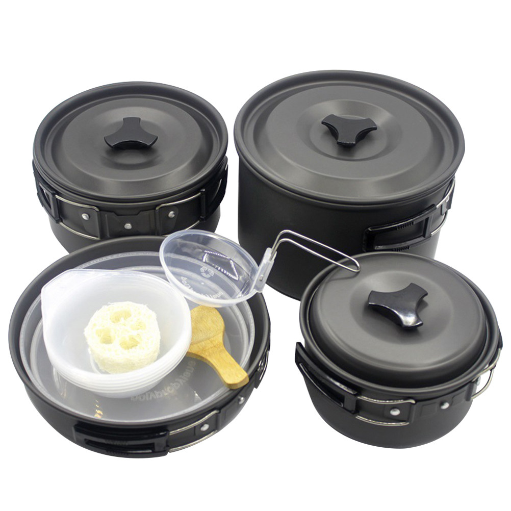 1Set Camping Picnic Cookware S - Camping Cooking Materials 评论和价格