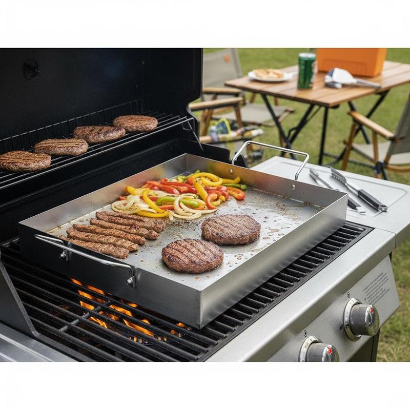 Free Shipping-Rectangular Flat - Cooking Outdoor Camping 评论和价格