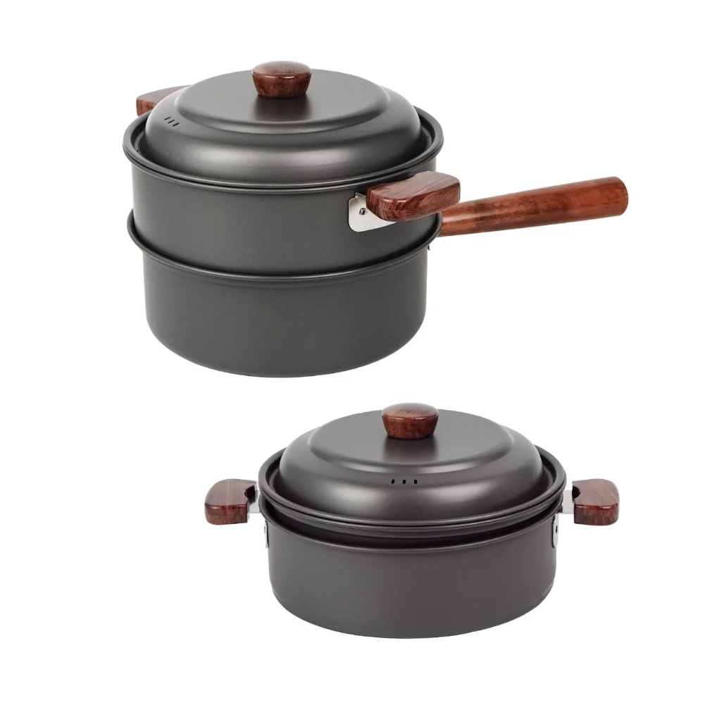 3L Camping Cooking Pot Set Alu - Camping Cooking Kitchen 评论和价格