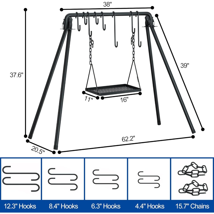 RELIANCER Grill SwingCampfire  - Cooking Outdoor Camping 评论和价格