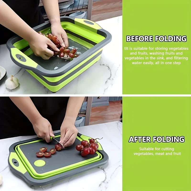 Portable Foldable Water Basin  - Camp Cutting Board 评论和价格