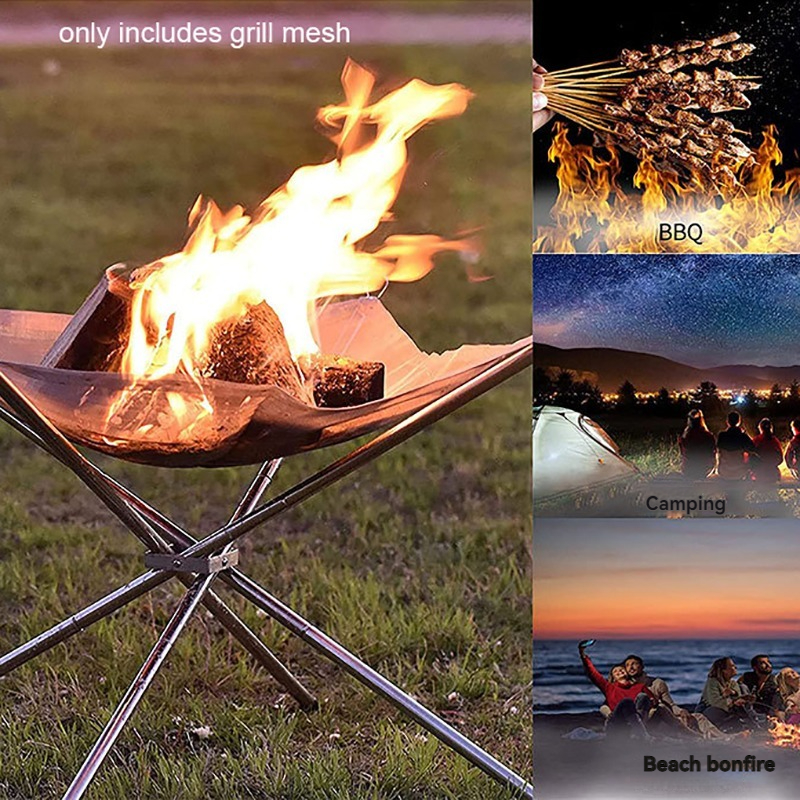 Portable Fire Pit Durable Outd - Camping Cooking Box 评论和价格