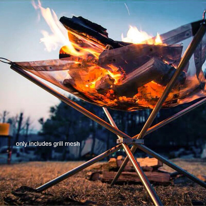 Portable Fire Pit Durable Outd - Camping Cooking Box 评论和价格