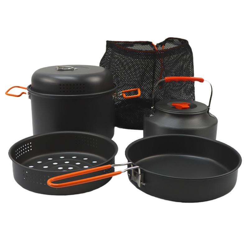 Outdoor Cookware Set Camping C - Camping Cooking Pots And Pans Set 评论和价格