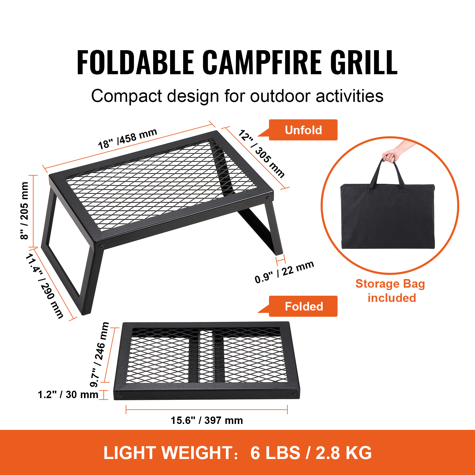 SucceBuy 18/24in Barbecue Char - Cooking Outdoor Camping 评论和价格